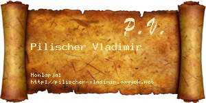 Pilischer Vladimir névjegykártya